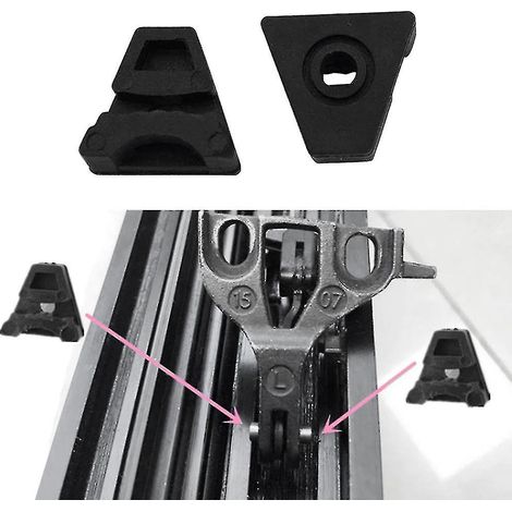 Crea – Kit de réparation vitres toit ouvrant voiture 4 clips – Compatible Mercedes Classe A, E, C, CLA, GLA – Plastique noir, dimensions précises