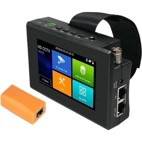 Testeur de vidéosurveillance caméra IP Ahd, Mini Moniteur 4k VGA IPC, Moniteur Portable Poe, Test de câbles de caméra Cftv(IPC1800ADHPlus) (1/4)