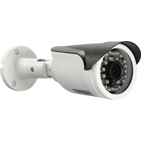 Caméra IP PoE 3 MP étanche avec vision nocturne infrarouge, compatible P2P et application Android/iOS, détection de mouvement (1/5)