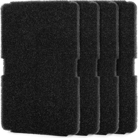 4er-Pack Trocknerfilter. Filter passend für Beko 2964840100 Wäschetrockner. Austauschfilter 240 x 155 x 11 mm. Wiederverwendbarer Schwammfilter für Kondens- und Pumpentrockner.