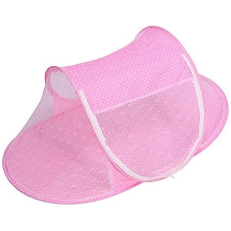 Tragbares, faltbares Baby-Moskitonetz, kein Aufbau erforderlich, Polyester und Spandex, 110 x 60 x 38 cm, für Neugeborene von 0 bis 1 Jahr, Moskitonetzzelt