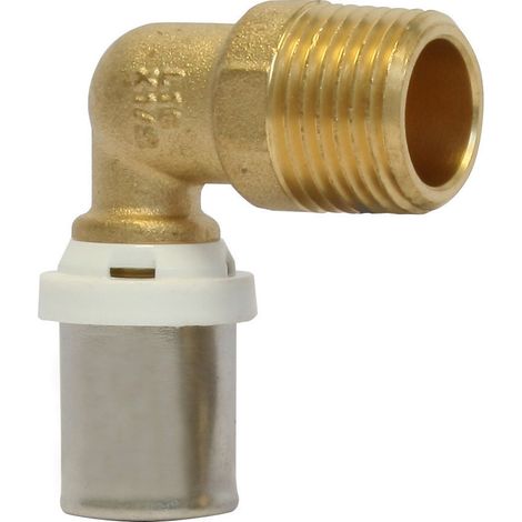 Coude mâle à sertir multicouche 20/27 - Ø26-3/4” - 30362-26-20 - Fixoconnect - Ayor (1/3)