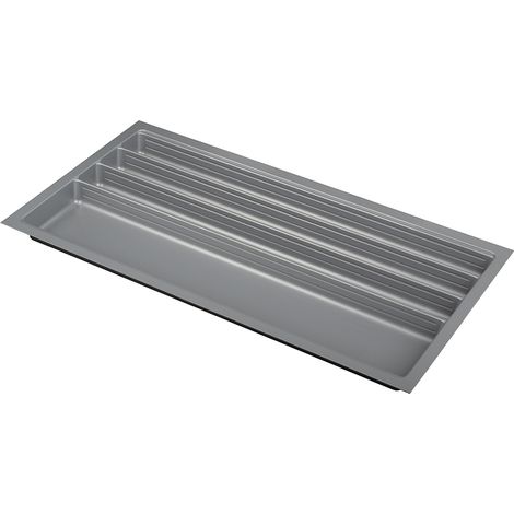 Scoop II Besteckkasten 940x490mm Silber SANS MARQUE