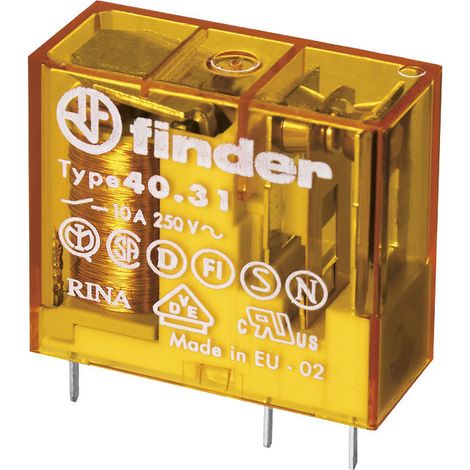 RELE FINDER 12Vac 1Cto Conmutado 10A/250Vac 40318012.0000