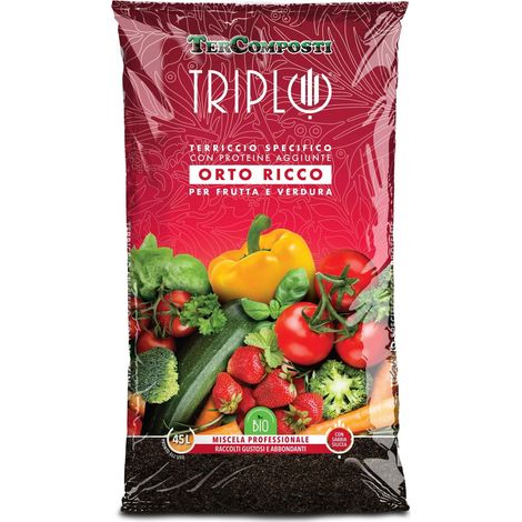 TERRICCIO TRIPLO ORTO RICCO 45L