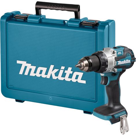 Taladro atornillador de percusión a batería Makita DHP 489 ZE de 18 V, 73 Nm, sin escobillas + maletín - sin batería, sin cargador (1/5)