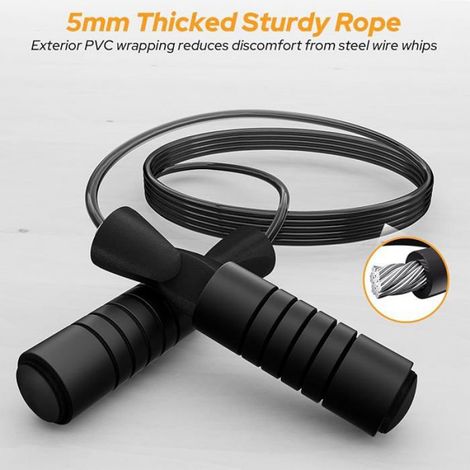 Corde a Sauter Sport,Régble Corde a Sauter Adulte avec Poignée en Mousse Antidérapante,Corde à Sauter pour CORDE A SAUTER (1/5)