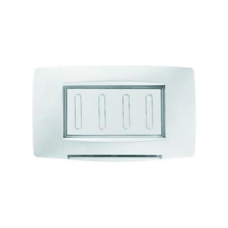 PLAQUE ÉTANCHE 4P IP55 BLANC GEWISS GW16704TB