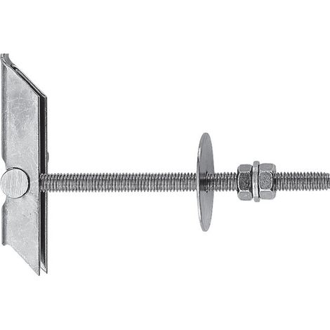 ANCORA FISCHER KD 8 ACCIAIO CON DADO E CONTRODADO
