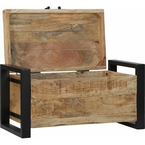 Maison Exclusive - Cassapanche di stoccaggio Marrone 60 x 30 x 30 cm (1/5)