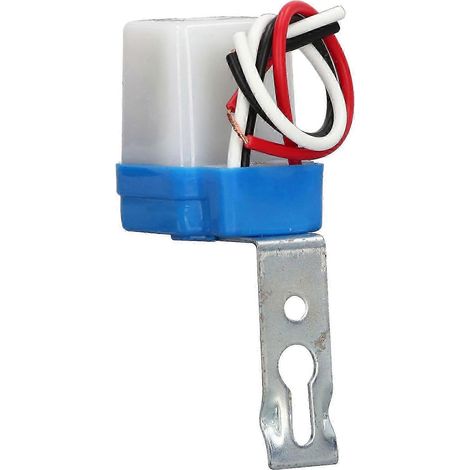 Détecteur de luminosité pour éclairage public, interrupteur crépusculaire étanche, régulateur automatique nocturne 220V 10A, capteur photo-électrique pour lampadaire, commande jour/nuit, robuste et fi
