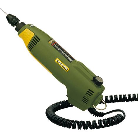 Proxxon – Outil multi-fonction 100W – Tension 12-18V – Broche de précision acier – Pour perçage, fraisage et gravure précise