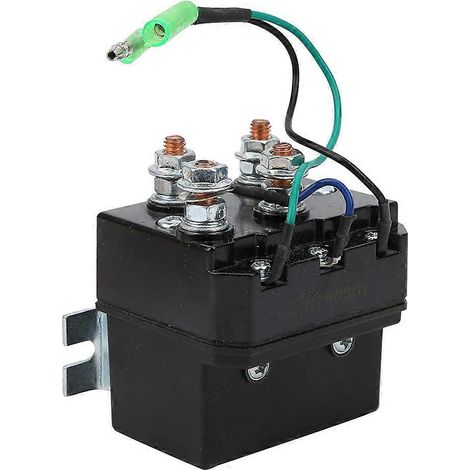 Électrovanne de treuil 12 V, compatible avec les treuils de 15 000/5 000 lb, relais de contacteur d'électrovanne de treuil pour VTT/SSV (1/5)