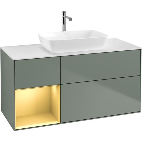 Villeroy & Boch F821HFGM Meuble sous lavabo Finion F82 (1/2)