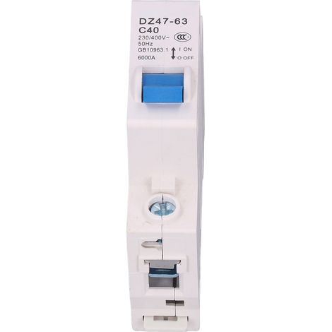 Leitungsschutzschalter (1-polig) Fehlerstrom-Trennschalter für DIN-Schienenmontage 230 V 400 V 40 A DZ47‑63 C40 (1/5)