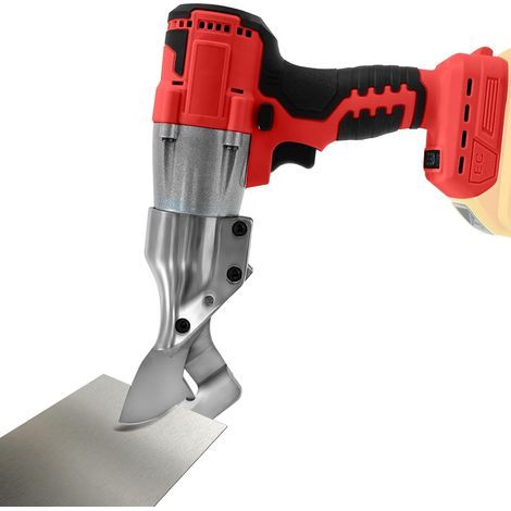 Ciseaux électriques sans fil sans balais pour batterie Milwaukee 18 V, 300 N.m 2500 tr/min, ciseaux électriques en métal, épaisseur de cisaillement max. 2 mm pour feuilles, tapis, cuir, métal (sans