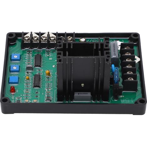 Automatisches Spannungsregler-Generatormodul AVR 180-240V mit Potentiometer, blau, und Sicherung für Autos (1/5)