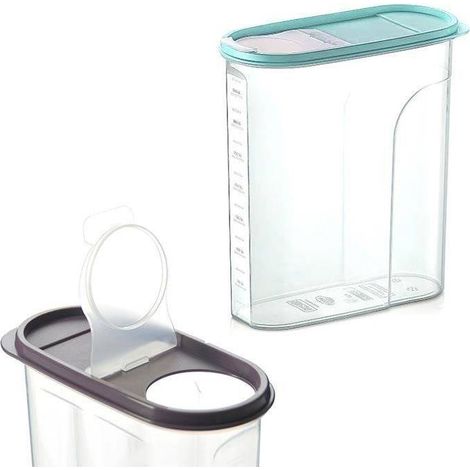 Contenedor para productos a granel con dispensador de vaso medidor de 4 l