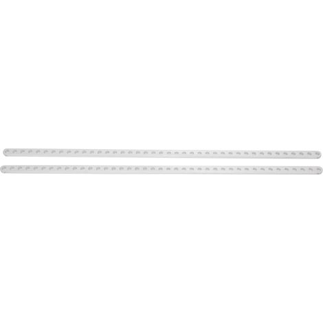 2Pièces Poutre Plate Aluminium 41 Trous pour Robots Pièces de Rechange 4 x 8 x 328mm 3102-0041-0328 (1/5)