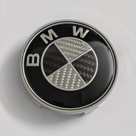 (Fibre de carbone noire, 74 mm - 1 pièce) - Logo en fibre de carbone pour capot avant et coffre arrière, compatible avec BMW E46 E90 F30 F10 F20 G20 E87 E60 E63 F01 F02 G14 E83. Accessoires auto. (1/5)