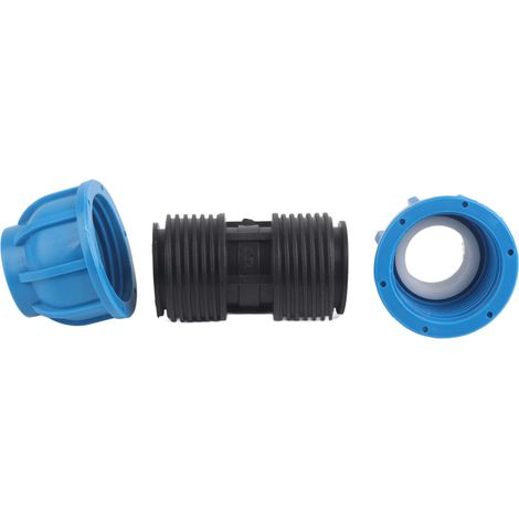 Beyamis pièces en plastique PE, raccords droits pour tuyaux d'eau, 32 mm à 32 mm (1/5)