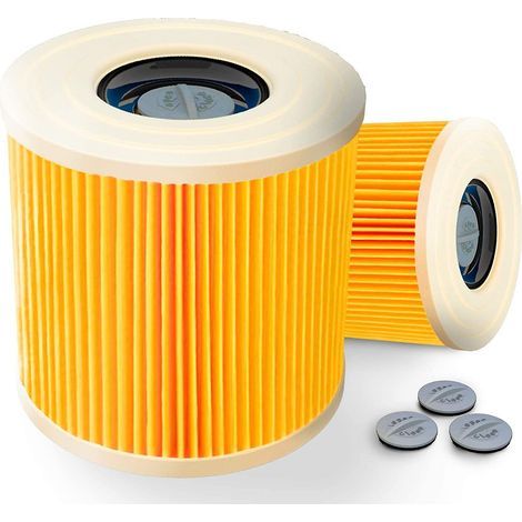 1 Papierstaubbeutel + 1 Filterelement für Kärcher NT20 NT25 NT30 MV2 MV3 WD3 (1/5)