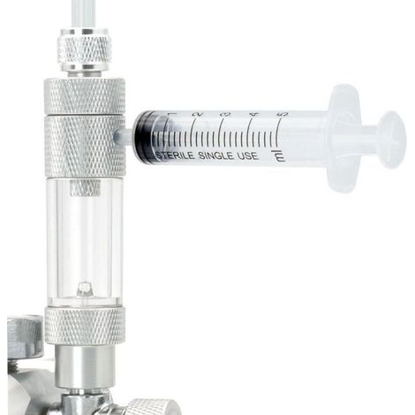 Compteur de bulles de CO2 facile à remplir avec clapet anti-retour et régulateur de CO2 pour aquariums plantés (raccord fileté)
