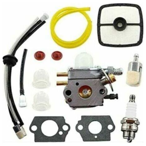 Carburador con filtro de aire para Zama C1U-K52 C1U-K53 C1U-K29 C1U-K47 para Echo SRM2100 SRM2110 SRM2400 SRM2015 SRM2305 SRM2455 PE2000 SHR210 Cortador de alambre (1/4)