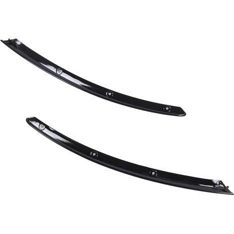 Garniture Latérale Inférieure de Pare-chocs Avant, Noir Brillant pour AMG CLA 35 Brake X118 Pre-Facelift 2020-2023, Fabriquée en ABS de qualité Automobile, Couche de