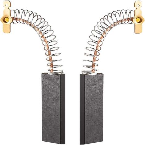 Balais de charbon pour moteur électrique de machine à laver , 12,3 x 4,8 x 35 mm, compatibles avec les modèles Bosch et Siemens séries 39, 39S et 39L (lot de 2). (1/4)