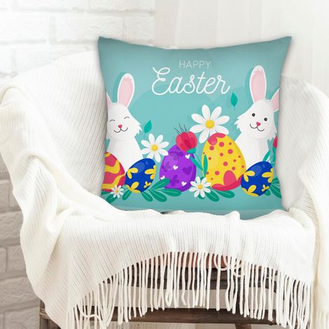 Housses de coussin rustique pour Noël, anniversaire, la Fête des Pères, la Fête des Mères (1/5)