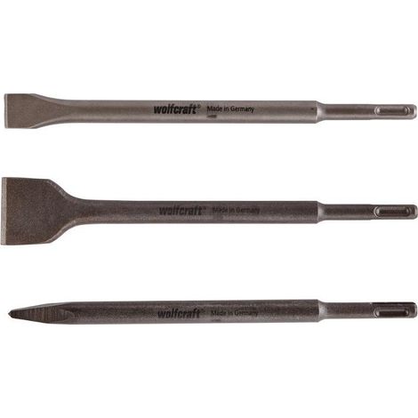 wolfcraft - Juego de cinceles con vástago SDS-plus - ref.7914000 (1/4)