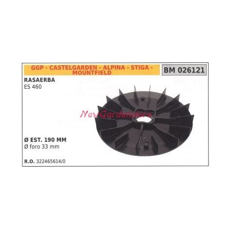 Ventola mozzo portalama trattorino rasaerba tagliaerba ES 460 GGP 026121