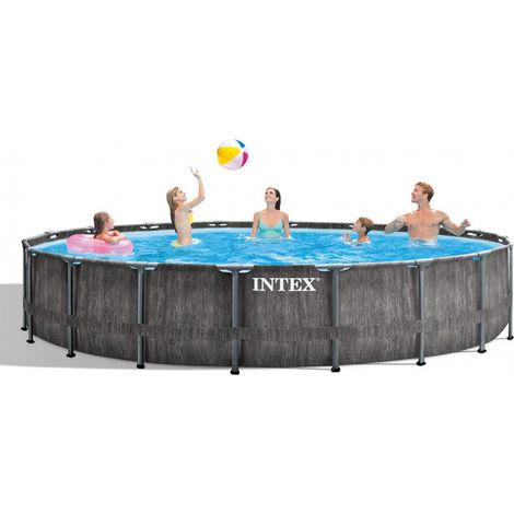 Intex Baltik Pool Tubular Grau (1/5)