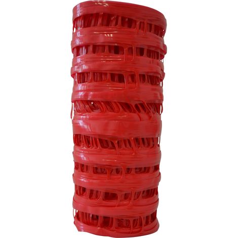 Jardibric – Ruban de signalisation rouge 0,3 x 25 m – Résistant aux intempéries – Avertisseur de câbles électriques – Conformité norme NFT 54080 (1/3)