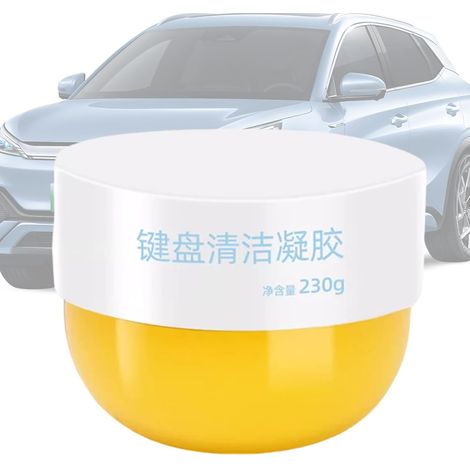 Gel de Nettoyage pour l'intérieur de la Voiture, Gel de Nettoyage de la poussière, Outil de détail de Voiture, buse de Ventilation, pâte à Modeler, pour Voiture, Maison, Grille d'aération, Tableau de (1/5)