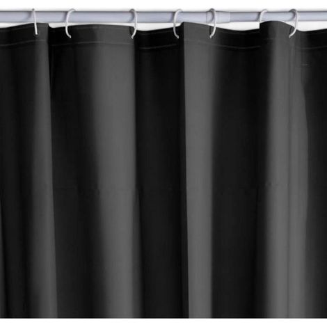 Today Utility Duschvorhang Schwarz 180x200 cm