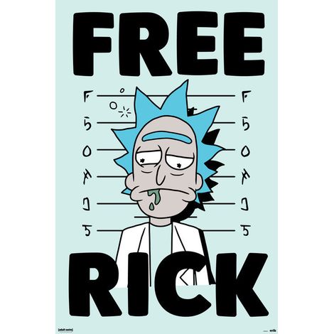 Poster rick and morty free rick