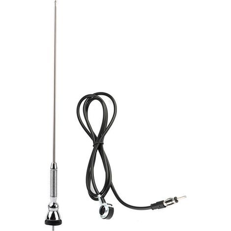 18.5" Universel Voiture Toit Fender Radio AM/FM Antenne Antenne 180° Pivotant (1/4)