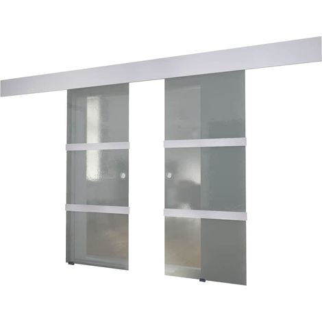 Maison Exclusive - Porte double coulissante Verre (1/5)