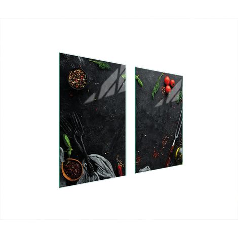 PLACA PROTECTORA DE VIDRIO PARA ESTUFA 75x52 PIZARRA (1/5)