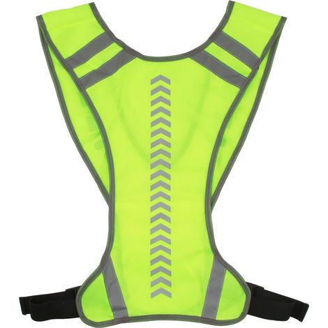 Gilet Réfléchissant Running, Gilet Sécurité Réglable pour Femme et Homme, Gilet Jaune Vélo Haute Visibilité Respirant, Gilet de Sécurité Réfléchissant Haute Visibilité pour Hommes et Femmes (1/5)