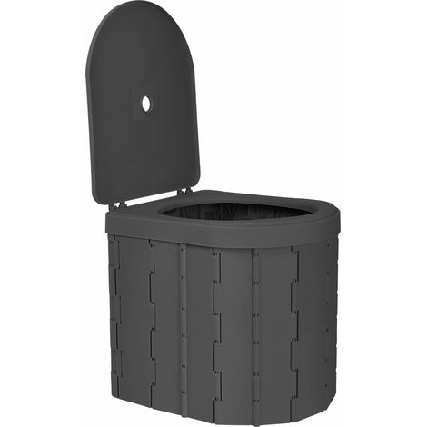 Yongqing – Toilettes de camping portables pliables en plastique ABS – Anti-odeur – Capacité de charge élevée – Faciles à ranger et à transporter (1/4)