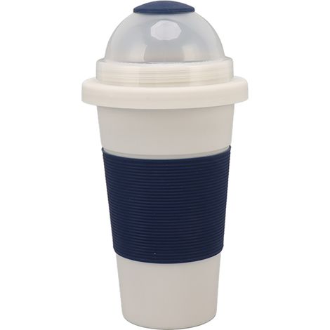 Schnellgefrierbarer Smoothie-Becher, doppelwandig isoliert, Slush-Glas für Getränke und Partys (1/5)
