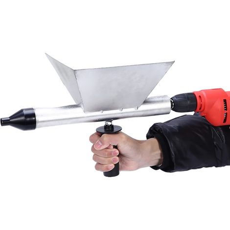 Pistolet pulvérisateur de mortier, application de stuc, pulvérisateur de béton (1/5)