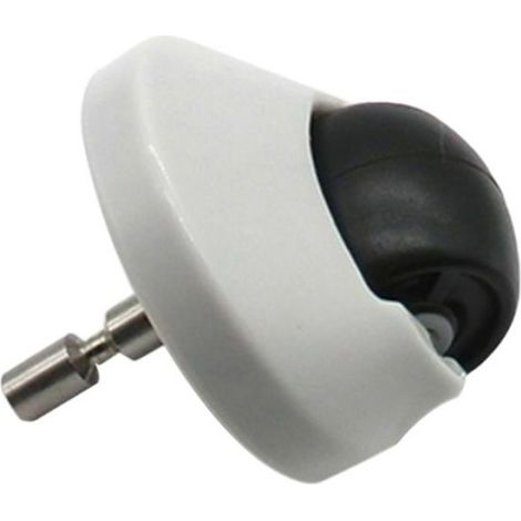 Roulette Avant - Pour Robot Aspirateur - Compatible Xiaomi Mi - ABS - Blanc/Noir - 1 Pièce (1/5)
