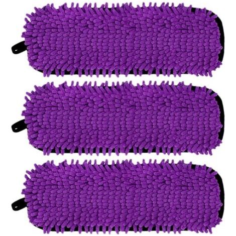 Lot de 3 tampons de rechange réutilisables compatibles avec Swiffer PowerMop, tampons en microfibre pour balai pulvérisateur Swiffer 15'', tampons PowerMop lavables utilisés pour les planchers d (1/5)