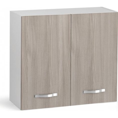 Modularer Wand-Abtropfschrank für Küche Ulme Cm 80x32xH 72 mit 2 Türen