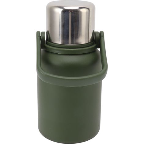 Bouteille isotherme à double paroi en acier inoxydable de 1000 ml, idéale pour la salle de sport, le bureau, l'école et les voyages. (1/5)