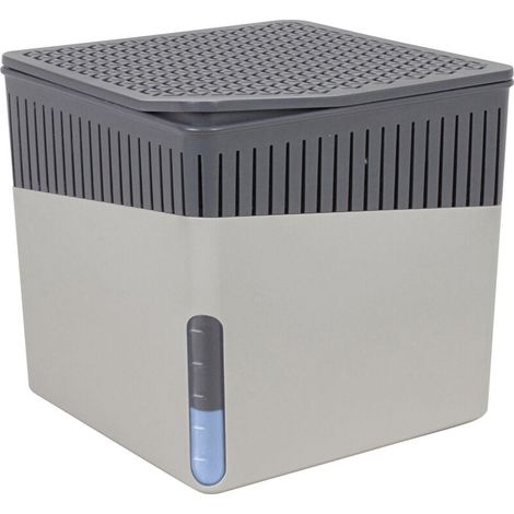 Dispositif absorbant l'humidité, élégant déshumidificateur d'adsorption + cartouche 0,5 kg - supporte jusqu'à 40 m3 d'air,